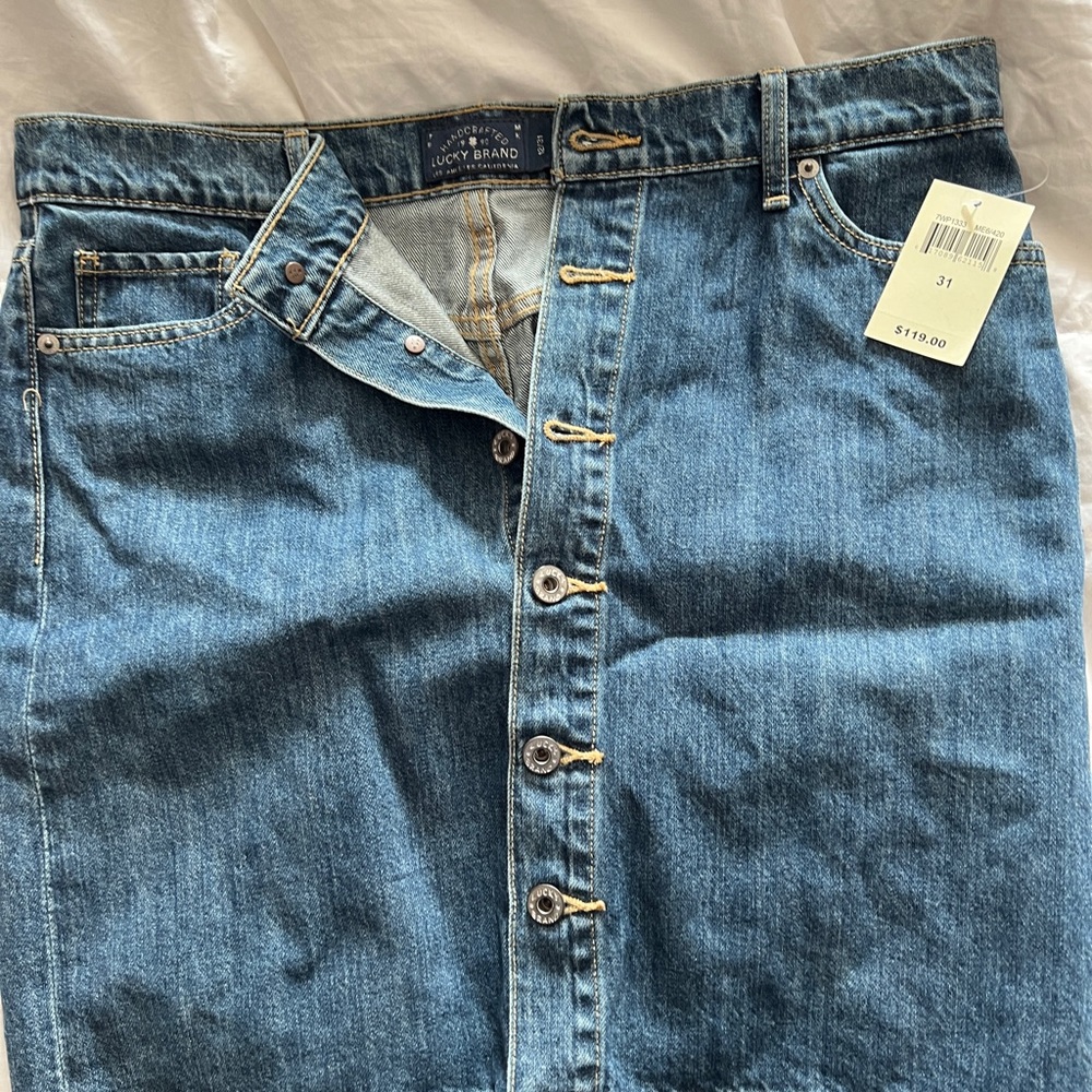 Lucky Brand Jean Mini Skirt